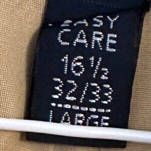 Izod oxford shirt, beige, large